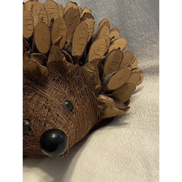 Natural Handmade Hedgehog Wooden Cute Outdoor Friend - Picture 2 of 15